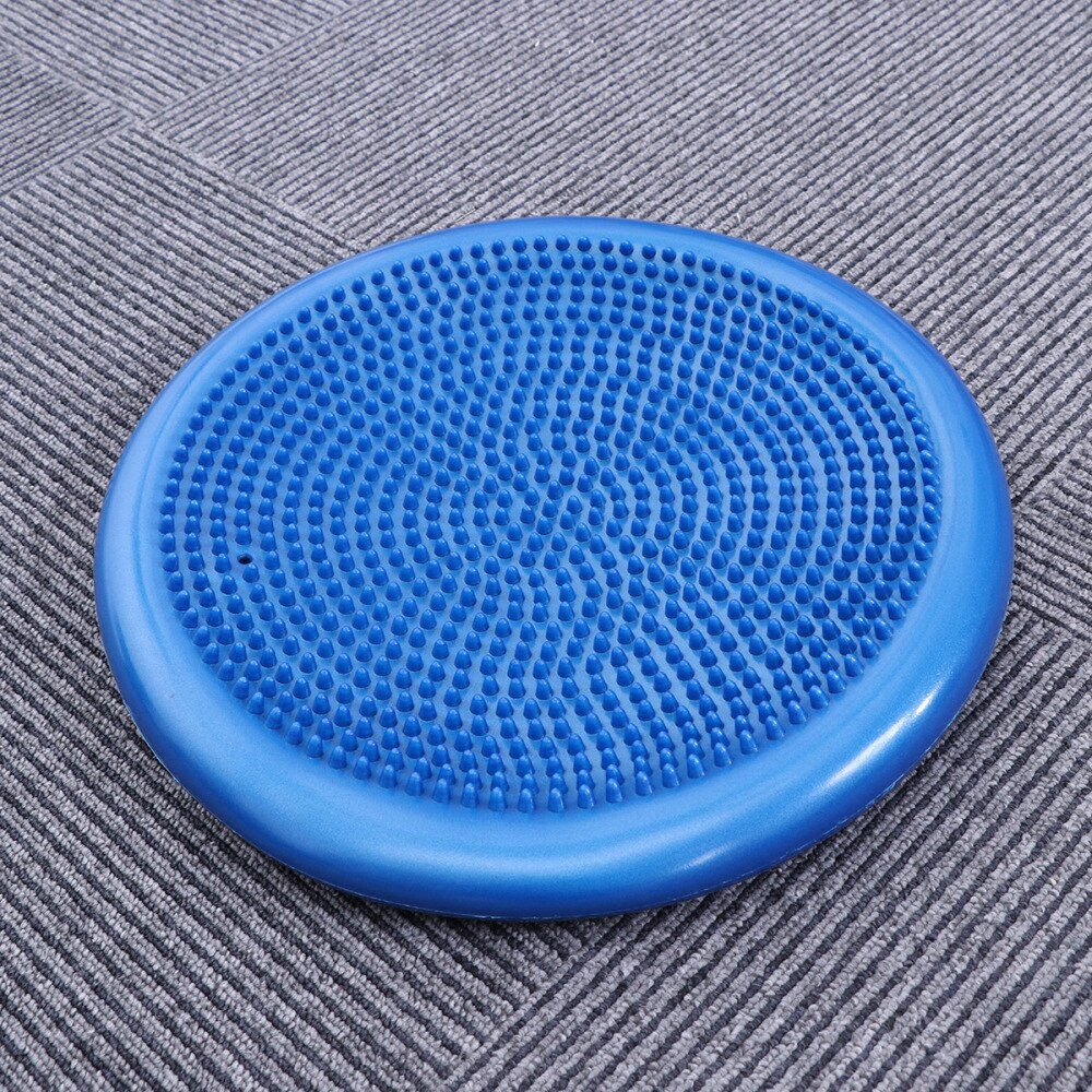 Inflated Stability Wobble Cushion Extra Thick Core Balance-Disc Wiggle Seat for Improving Core Strength Relieving Back Pain (Pin