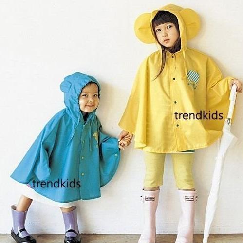 Børn regnfrakker piger og drenge poncho til 1-8 år gamle børn nylon udendørs sports regntøj