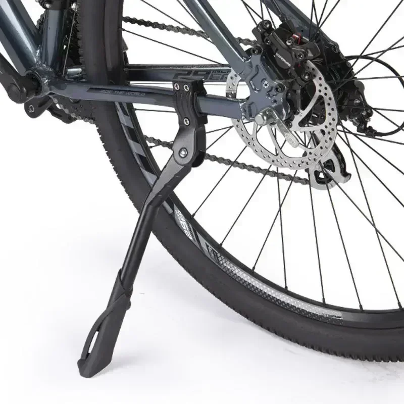 Verstelbare Fietsstandaard Aluminium MTB/Sneeuw/Vouwfiets/Elektrisch Voertuig Fiets Zijvoetsteun Rack Ondersteuning 22-29Inch