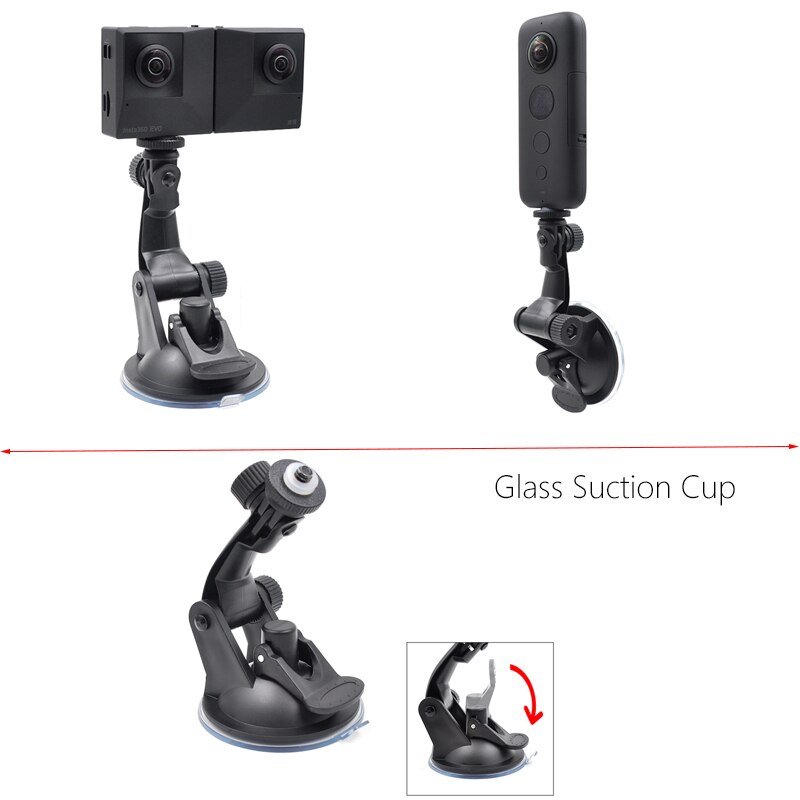Futerał silikonowy pokrowiec ochronny obudowa ochronna pyłoszczelna czapka futerał do przechowywania folia ekranowa uchwyt do Insta360 One X2 X akcesoria: Glass Suction Cup
