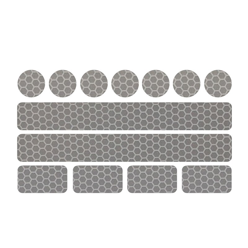 Reflecterende Sticker Voor Kinderwagens, Fiets Helmen En Meer: White