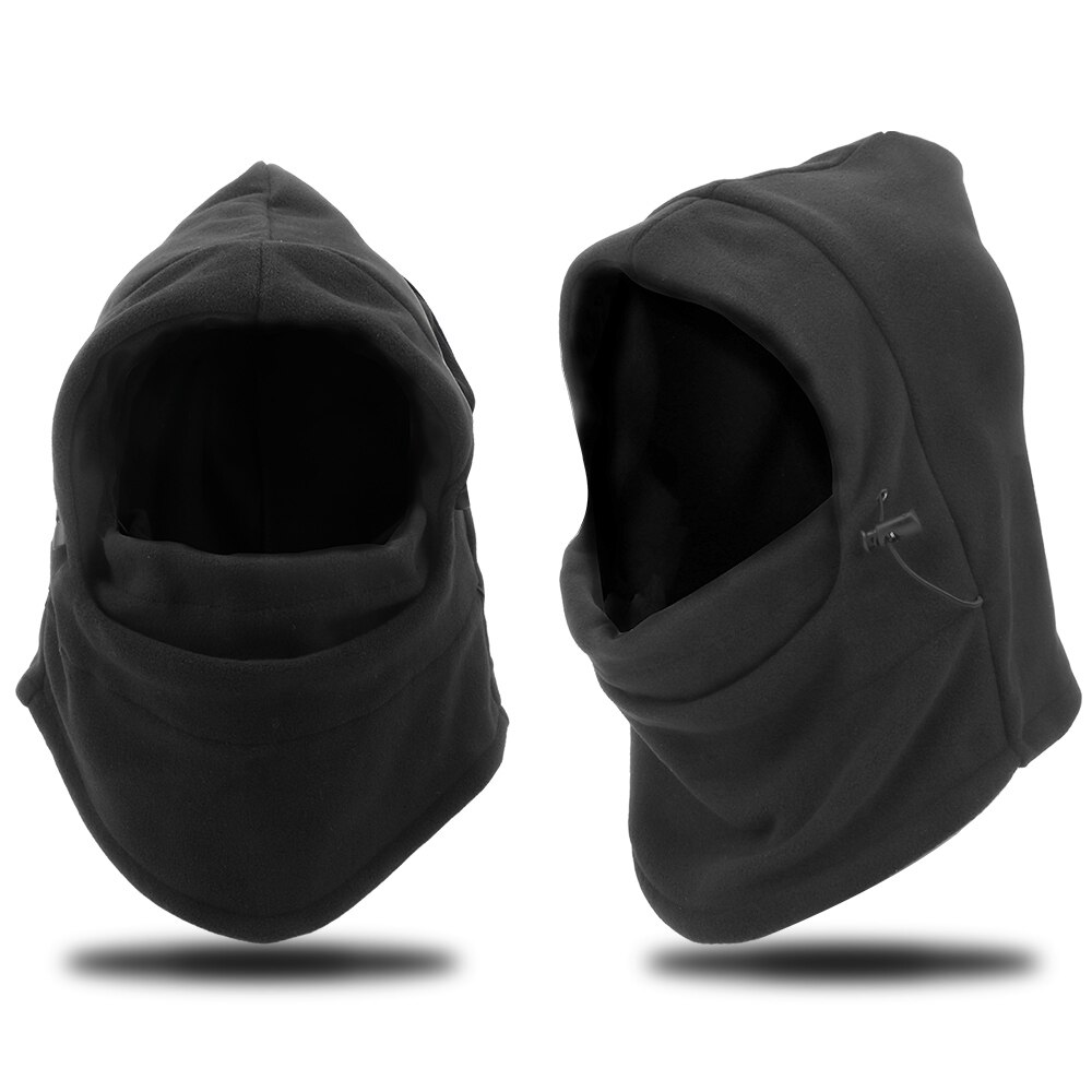 LEEPEE Motorcycle Bicycle Face Mask Thermal Fleece Balaclava Hood Swat Ski Bike Wind Winter Stopper Full Face and Neck Coverage