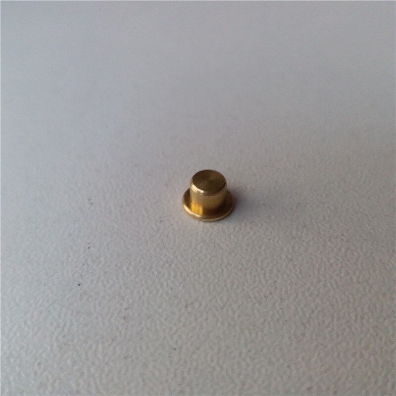 18Pcs Koperen Knop Potentiometer Knop 6*3.7Mm Potentiometer Cap Koperen Knop Solid Button