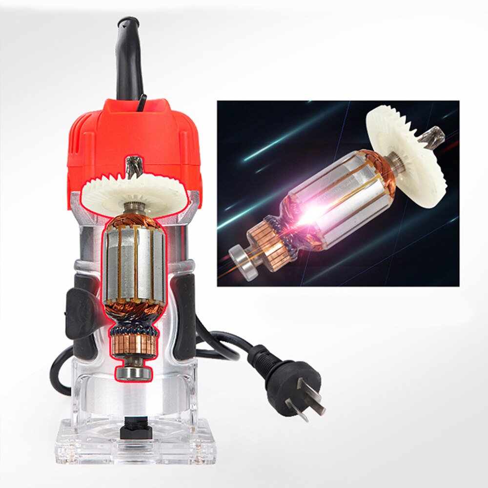 Electric Woodworking Trimming Machine Used for Grooving Perforating Cutting Various Irregular Shapes Trimming Tools