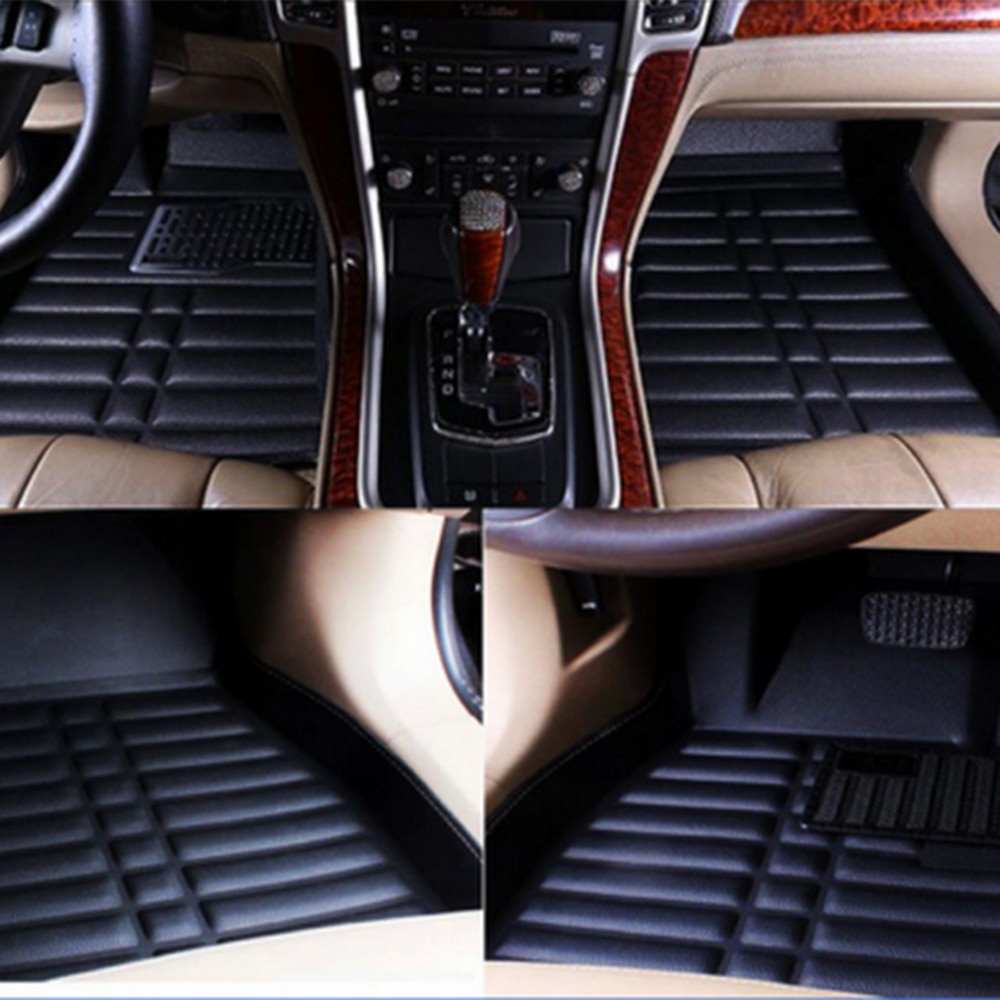 Sinjayer 3D Custom Fit Waterdichte Auto Vloermatten Voor & Achter Floorliner Styling Tapijt Mat Voor Chevrolet Sail 12