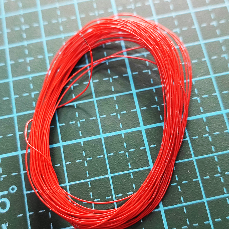 0.28/0,35 Ultra feine draht reinem kupfer silber überzogene Ultra feine draht modell lampe verlängerung linie anschluss draht fliegen draht Jumper