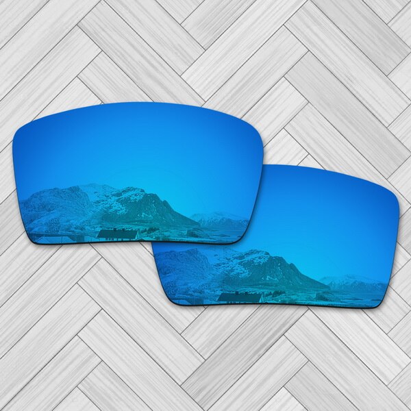 E.O.S 20+ Options Lens Replacement for OAKLEY Eyepatch 2 Sunglass: Ice Blue Mirror