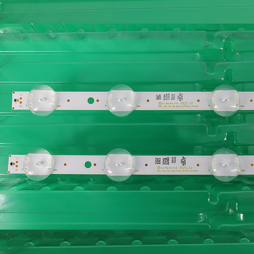 Kit)2 Pcs 8Leds 600Mm Led Backlight Strip Voor Lg 32LJ510U SSC_32LJ61_HD S SSC_32LJ61_HD_8LED_REV03_170224