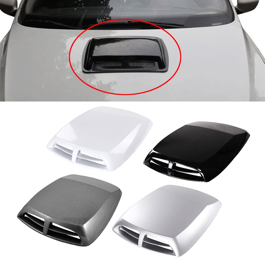 Universal Cars Air Flow Intake Hood Scoop Vent Bonnet Cover DIY Auto Styling Decorative Accessories