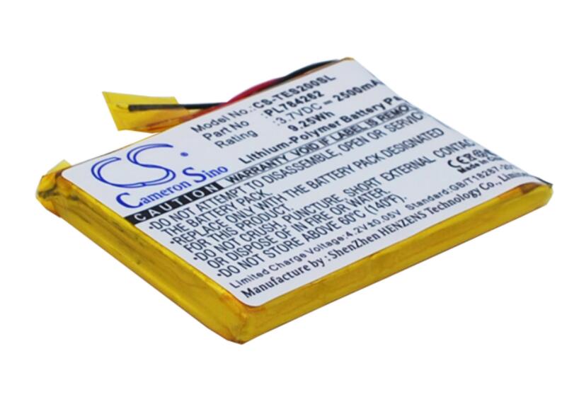 Cameron sino 2500mah batterij voor TEASI Een 2 PL784262 GPS, Navigator Batterij