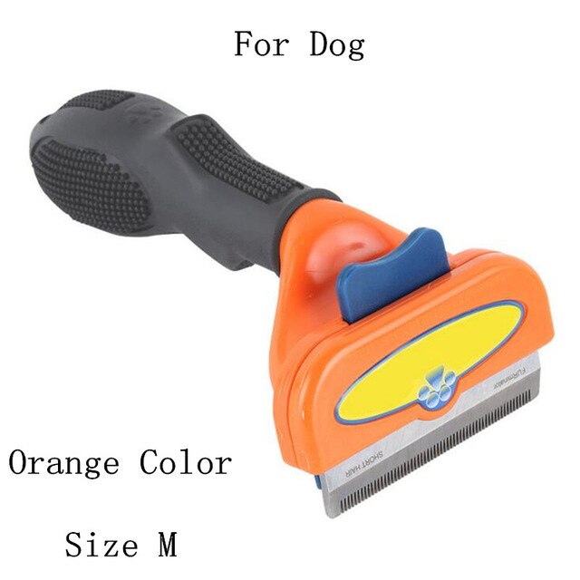 Peignes pour animaux domestiques, brosse à poils de chiens et de chats, outils de toilettage, avec fixation détachable, peigne pour chien et chat: For Dog M / long hair