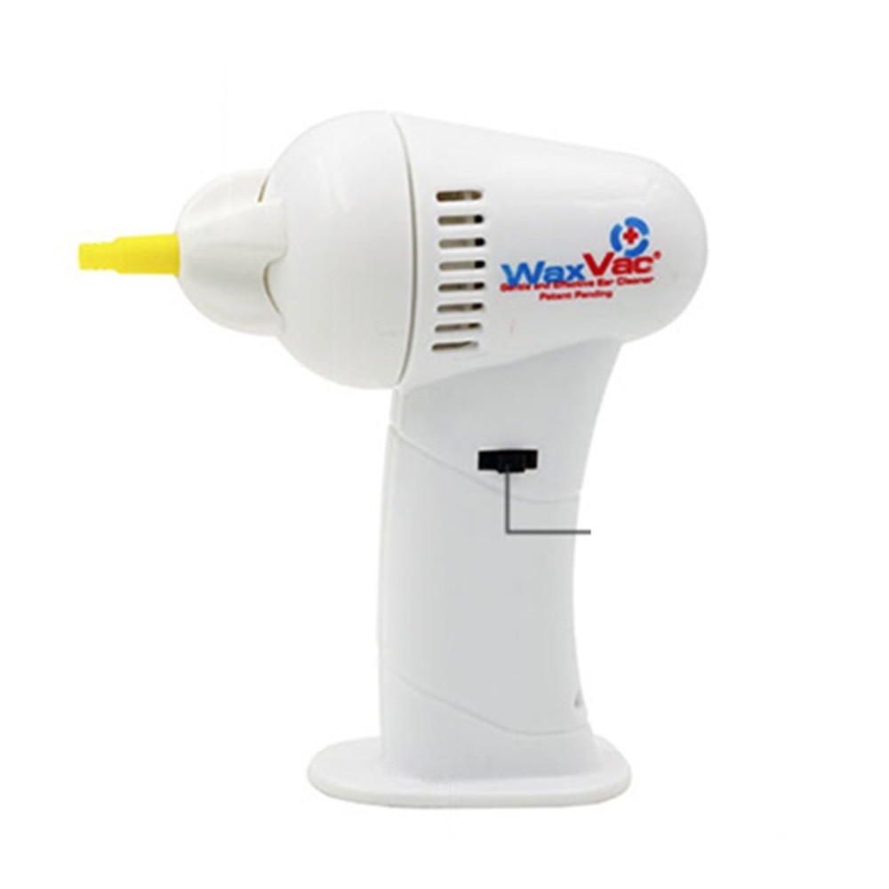 Battery Power Electronic Ear Vacuum Cleaner Painless Ear Wax Vac Removal Ear Care Health Tool With Soft & Safety Head