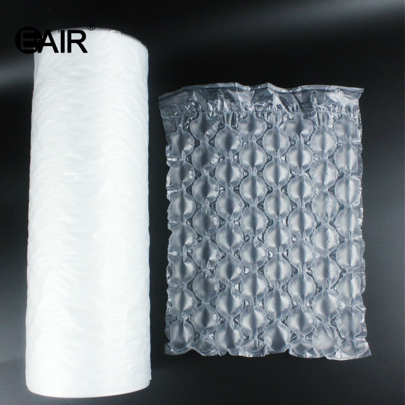 E303B Air Cushion Film Inflatable Packaging Film Air Cushion Machine Film Air Pillow Bubble Wrap Buffer Void Filling 400mm Width