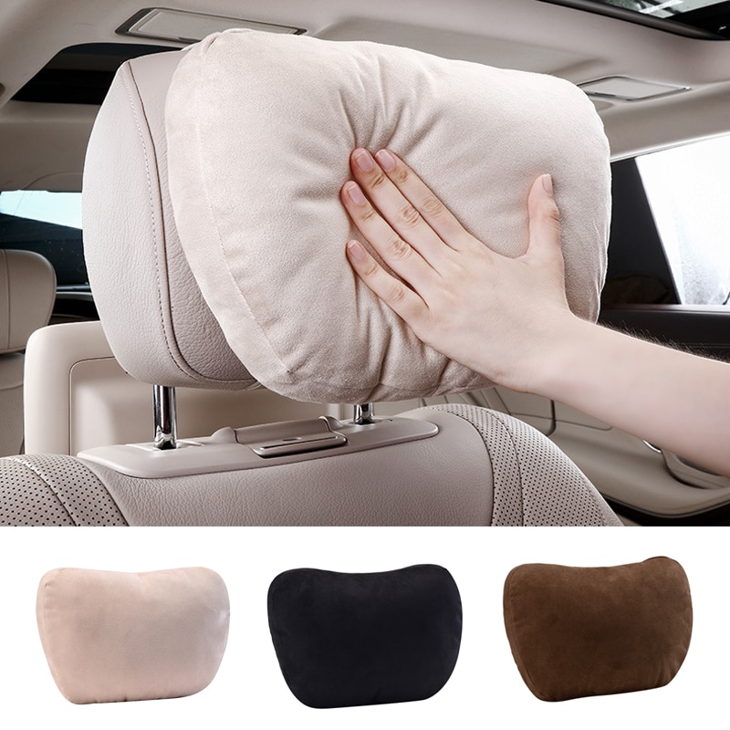 Universele Super Zachte Verstelbare Auto Reizen Hoofdsteun Hoofd Neksteun Kussens Zitkussen Ondersteuning Voor Benz W177 W215