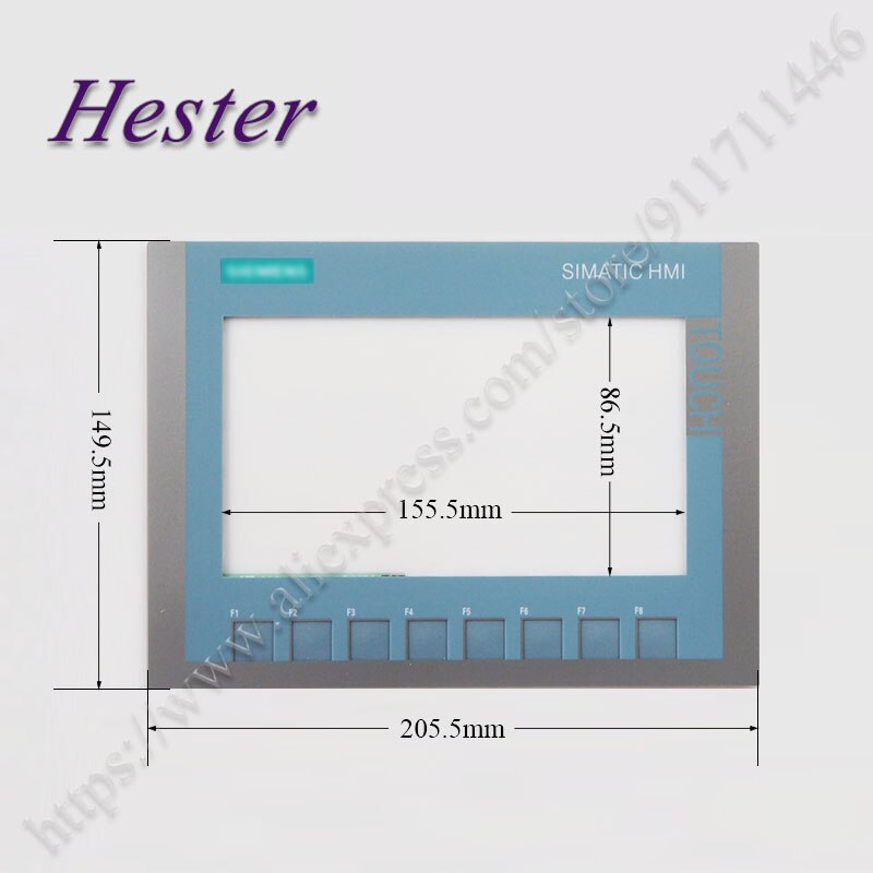 Interruptor de teclado de membrana para teclado, para 6AV2123-2GA03-0AX0 6AV2 123-2GA03-0AX0 KTP700