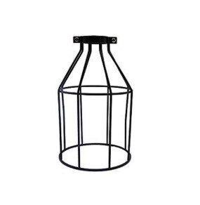 Järn lampskärm , 12*19 retro smide, fågelbur form, ljuskrona vägglampa, lampskärm tillbehör abajur heminredning: Default Title