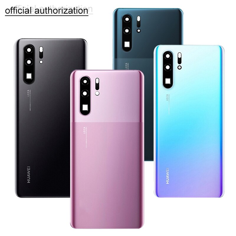 Capa de bateria original para huawei p30 pro vidro volta habitação peças reparo substituição aplicar para huawei p30pro capa traseira