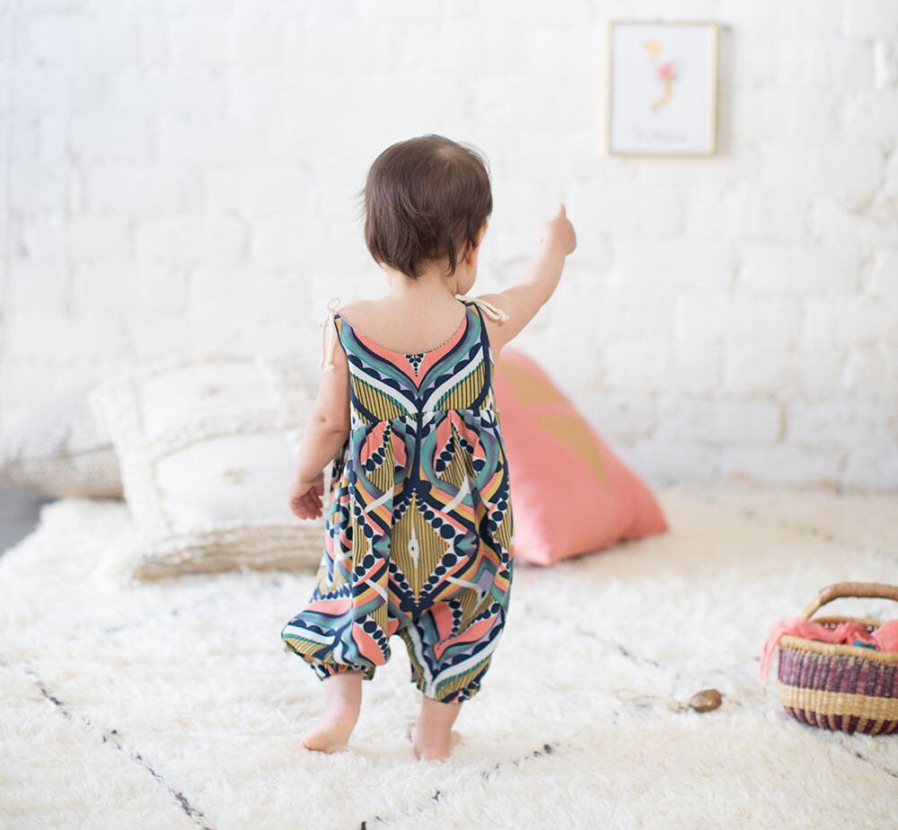 Boho Kinderbekleidung neugeborenen strampler baby baumwolle sleeveless overalls Jungen Mädchen Herbst bebes kleidung overall