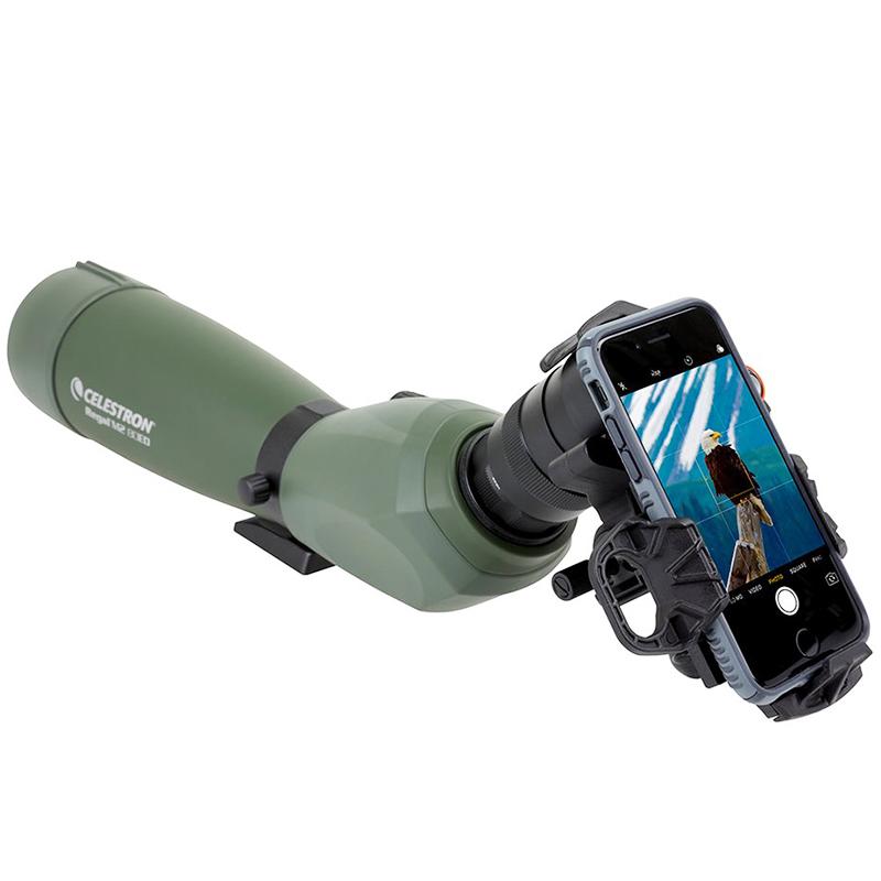 Celestron NexYZ – adaptateur universel pour Smartphone à 3 axes, montage sur téléphone portable, télescope astronomique, jumelles, objectifs de repérage