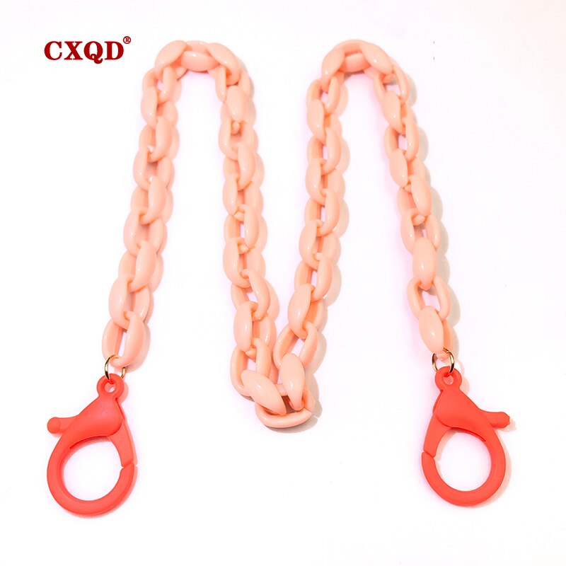 kinder Gesicht Maske Brillen Kette Lanyard Handliche Bequem Halter Seil Anti-verloren Anti Masken hängenden Hals: YMK0001 pink2