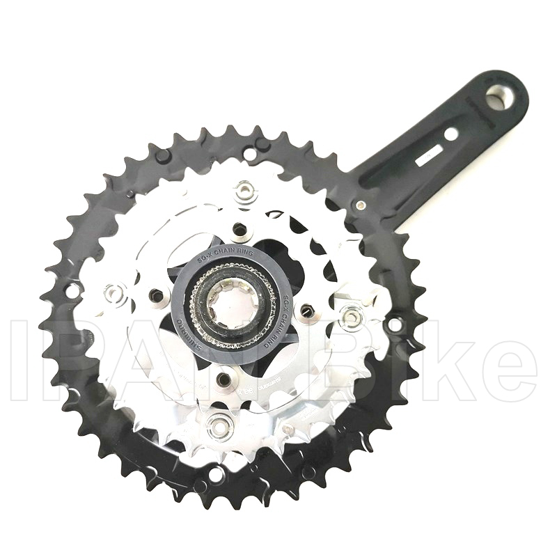 Shimano ALIVIO FC-M410 Bike Crankset 8/24 Speed Hollowtech Crankset 170mm 42-32-22T MTB Bike Chainwheel FC M410 Crank