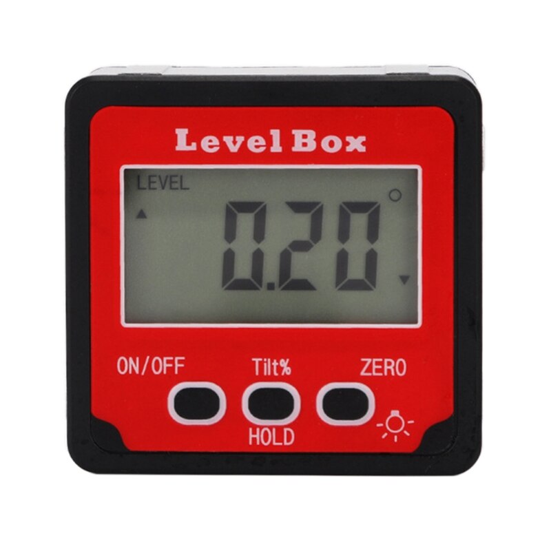Magnetic Electronic Digital Display Level Inclination Measuring Instrument High Precision Angle Ruler Inclinometer Horizontal