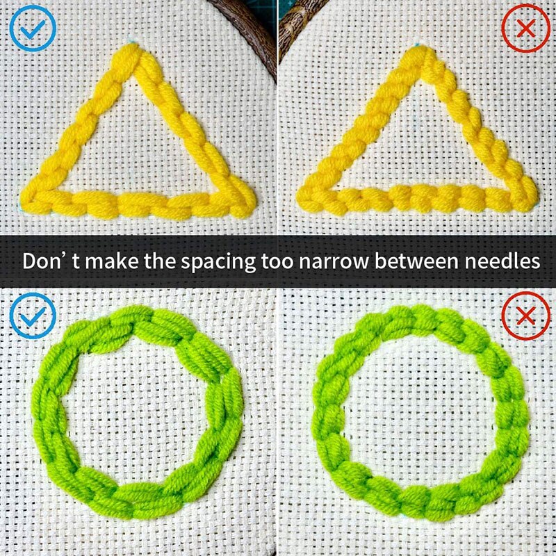 Embroidery Punch Needle, Punch Needle Tool with Needle Punch Kit for Beginners, Embroidery Hoops, Country Night