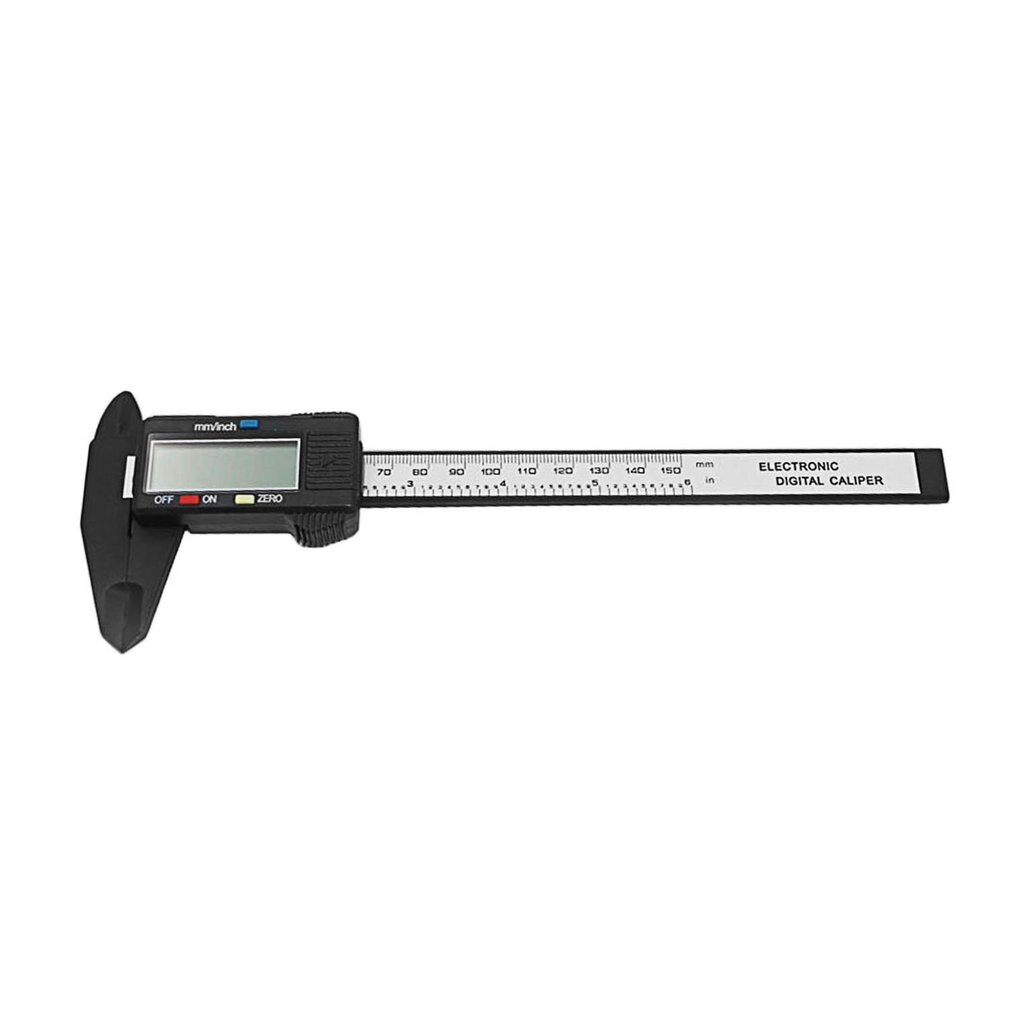 Elektronisk digital display vernier caliper 0-150mm digitalt mätinstrument innerdiameter ytterdiameter plast