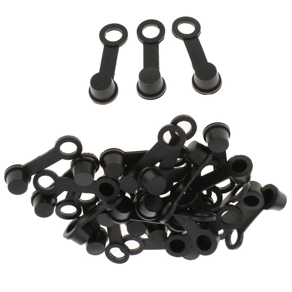 40PCS Rubber Brake Bleeder Valve Cover Screw Caps Grease Zerk Fitting Cap Rubber Dust Cover Dustproof Brake Bleeder Screw Caps