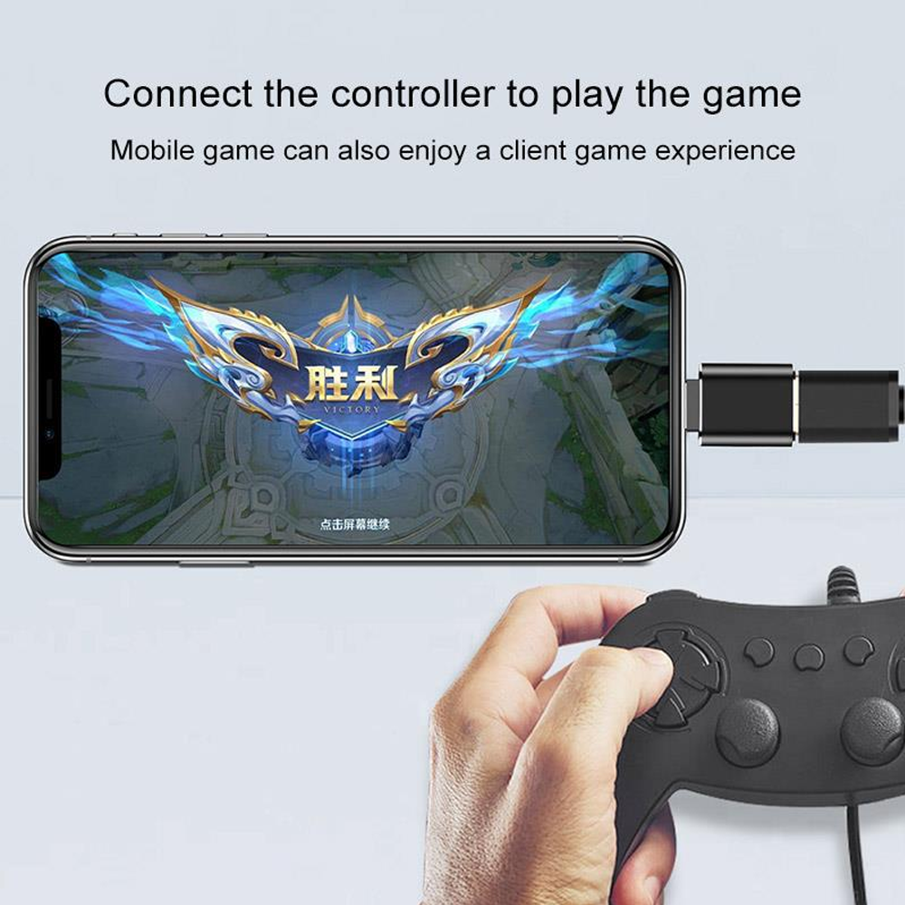 Adaptador Lightning macho a USB3.0 hembra OTG Lightning a USB U-disk lectura convertidor de transferencia de datos para iPhone iPad IOS 13 superior