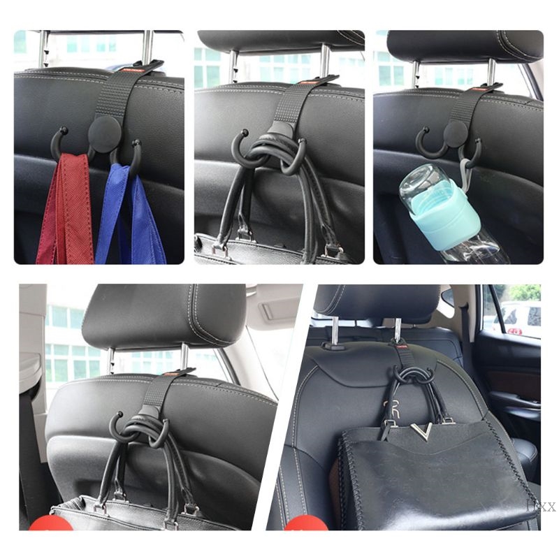 2 Stks/pak Auto Haak Universal Car Back Seat Hoofdsteun Dubbele Hanger Holder Haken
