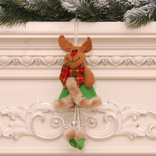 Kerst Ornamenten Leuke Welkom Santa Sneeuwpop Xmas Deur Opknoping Decoratie Ons