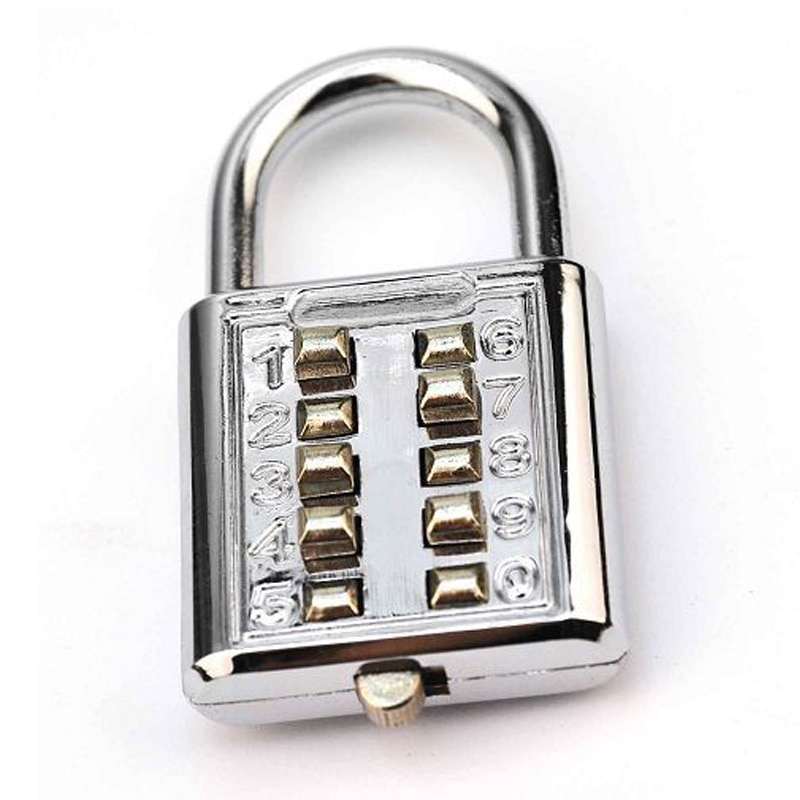 Hasps Sloten Hangslot Bagage Reizen Home Improvement Combinatie Nummer Code Lock 5 Digit Push Knop Hardware