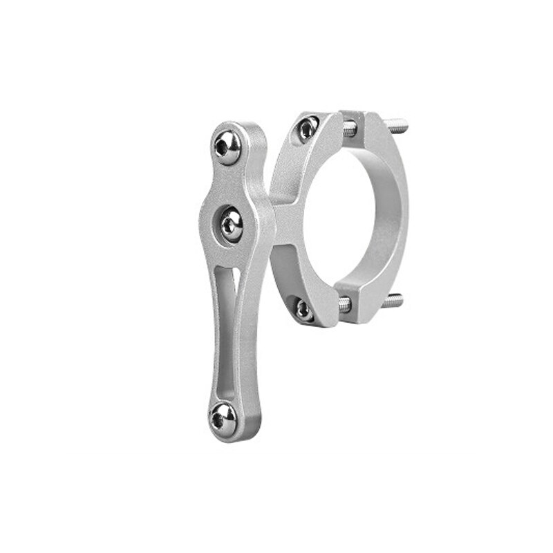 Fiets Bidonhouder Mount Adapter Verstelbare Mtb Racefiets Stuur Ketel Houder Conversie Zadelpen Fles Beugel: Type B Silver