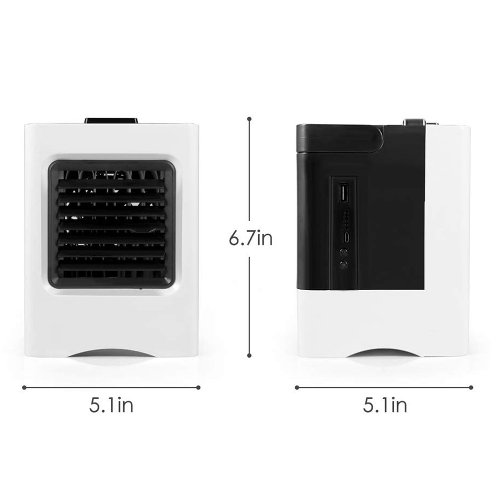 Dormitory Home Office Usb Electric Fan Air Cooler Portable Usb Mini Air Conditioning Fan Air Cooler