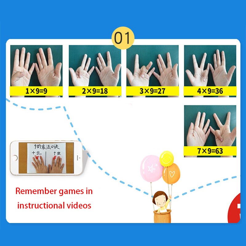 Multiplikation bordkort grundskoleelever bærbar tilføjelse bordkort børn pædagogisk legetøj