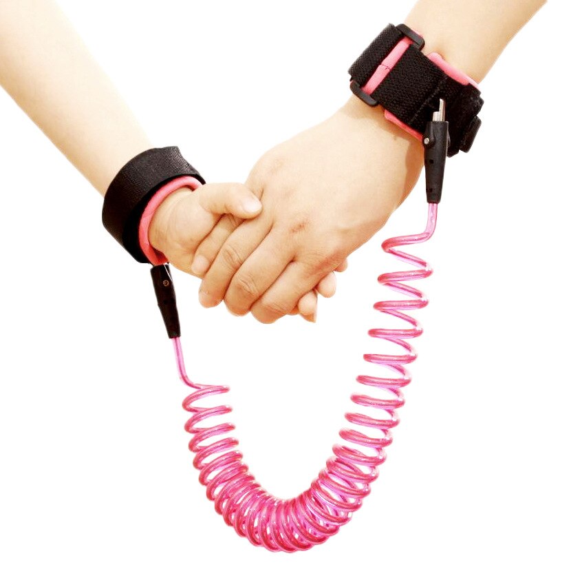 kinderen Verlies Preventie met Trekkabel Armband Kind Anti Touw Gooien Kind Anti Dropping baby om verlies te voorkomen -15: pink2.5m