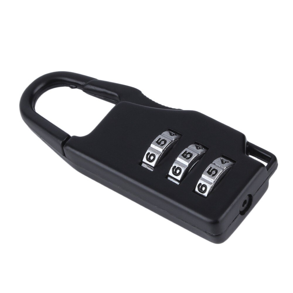 Coffre-fort en alliage de zinc, 1 pièce, combinaison sécurité 3 sac à bagages valise de voyage Code serrure à glissière cadenas boîtes à bijoux