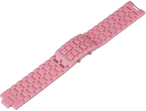 Kleurrijke Samurai Led Horloge-Roze