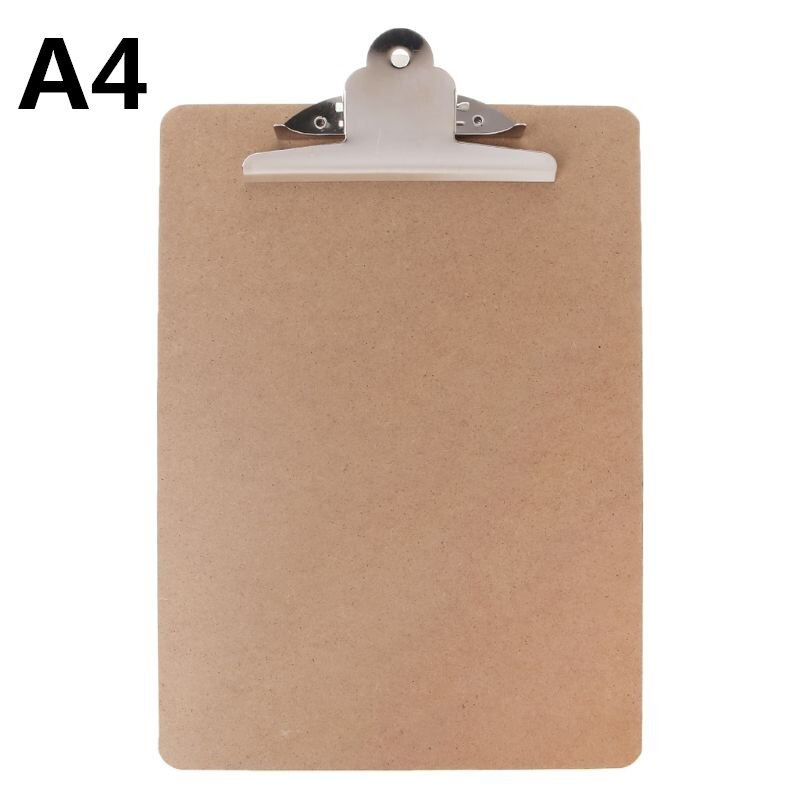 Tablero portátil de madera A4/A5 con Clip para escritura, archivador con Clip para batería, suministros de papelería para oficina y escuela: green