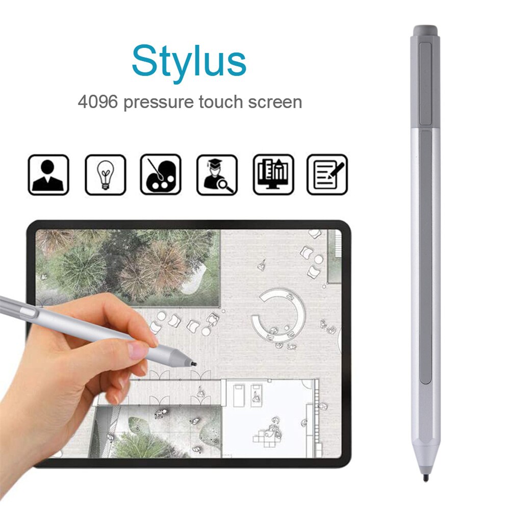 Stylus Pen for Surface 3 Pro 3/4/5/6/7 Surface Book/ Laptop/ Studio 250 levels sensitivity Capacitive Bluetooth Touch Screen Pen