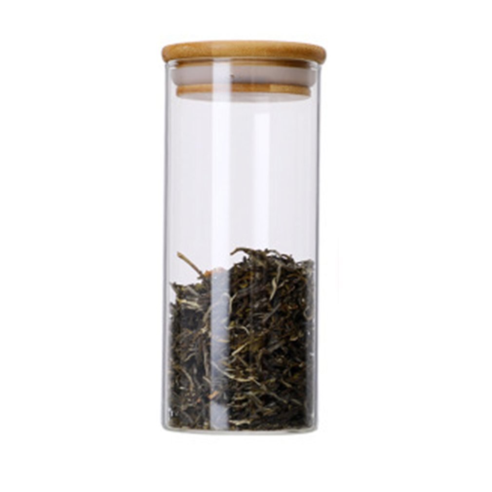Frascos de vidro transparente selo frascos de grãos garrafas de armazenamento frasco de especiarias cozinha latas de armazenamento organização café conter tanque: 430ml