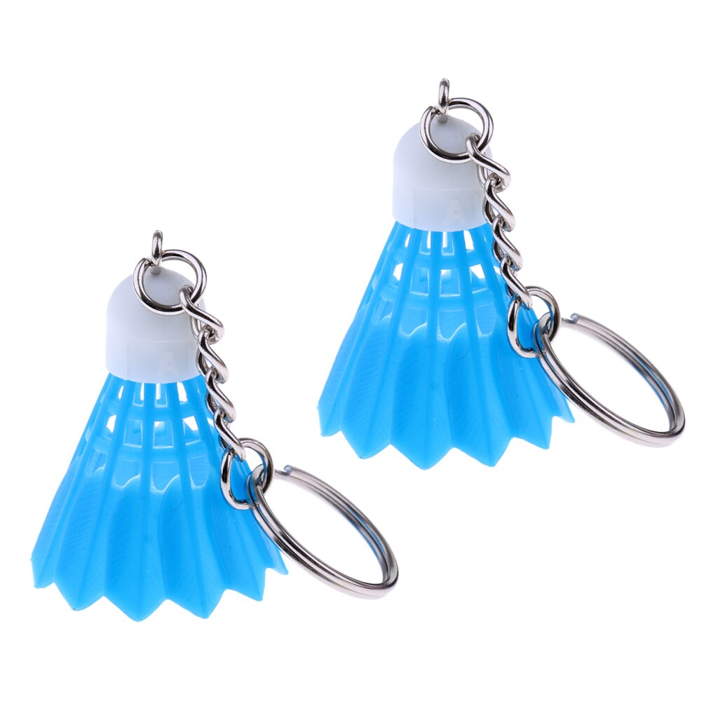 2 Stuks Mini Badminton Sleutelhanger/Sleutelhanger/Premium Bag Hanger/Decoratie-5 Kleuren