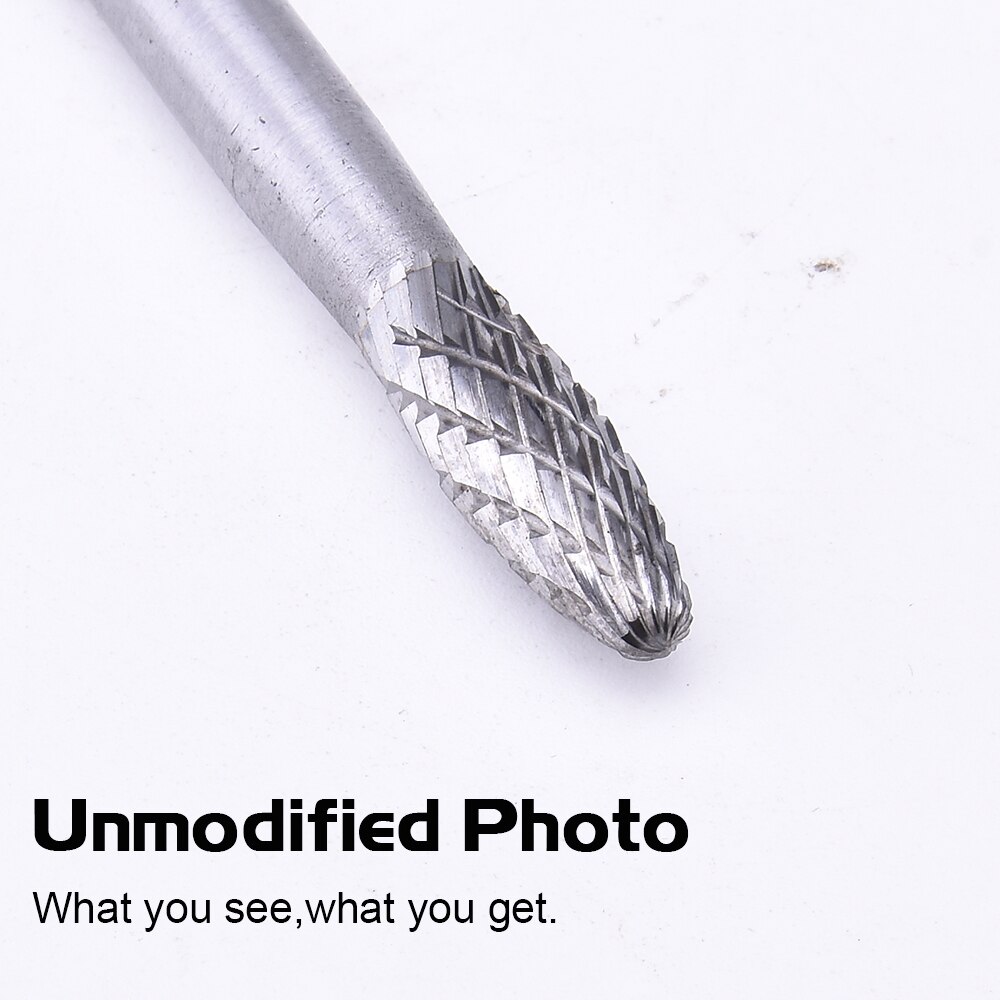 Peu de foret de fichier de râpe en acier de tungstène 6*6mm meurent la fraise rotatoire 10 pièces