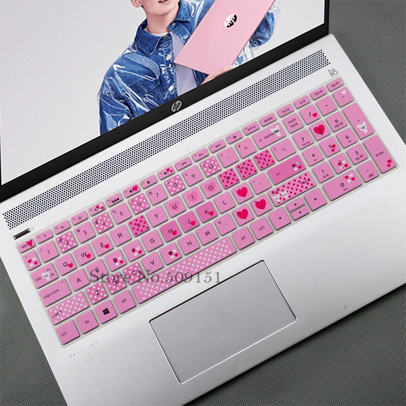 15.6 &quot; hp pavilion  x360 15- br pavilion 15-cc 15-ch 15-cd 15-cb 15-bs 17-bs 17m- ae silikoninen kannettavan tietokoneen näppäimistön suojakuori