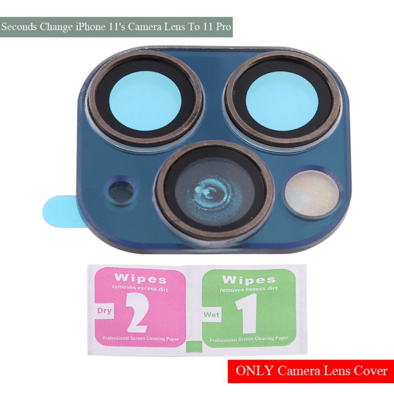 Lens Sticker Modified Camera Cover Titanium Alloy For iPhone 11 Seconds Change for iPhone 11 Pro: Green