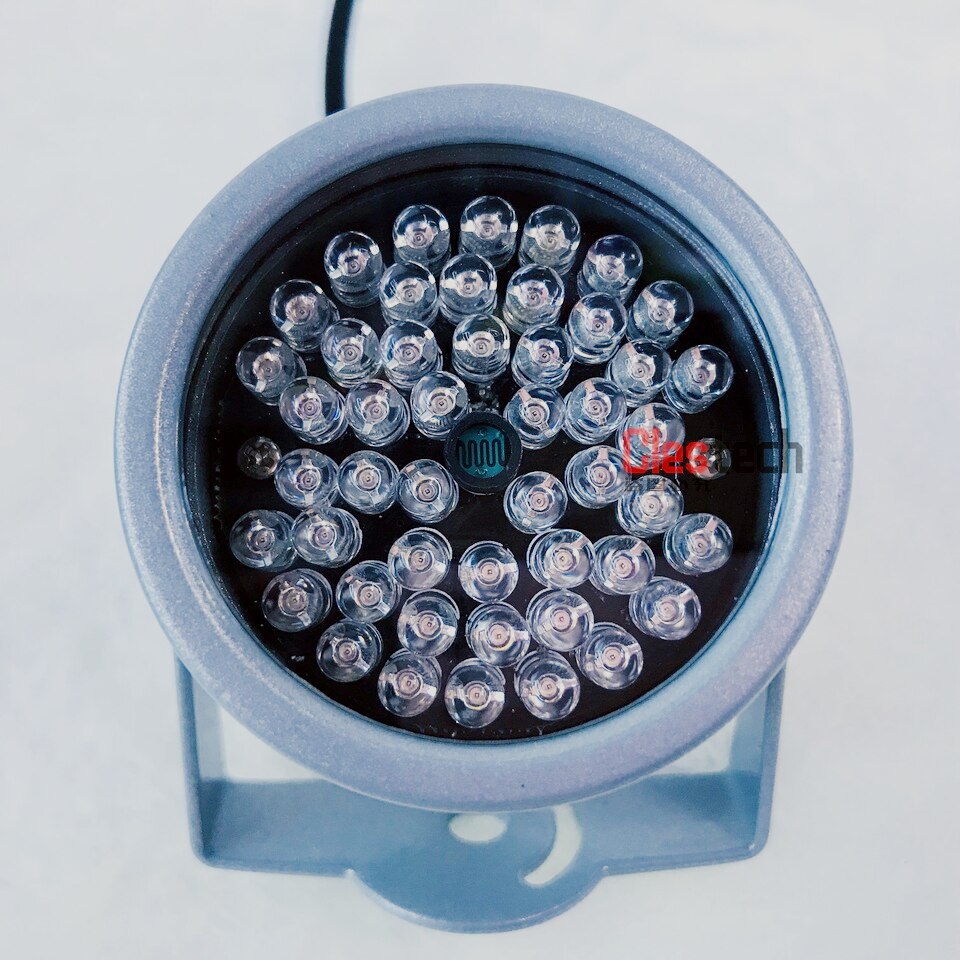 8.28biggest 48LED Illuminator IR Infrared dome hd Night vision enhancement Fill light Vision 40M Lamp Securit 850nm 12V