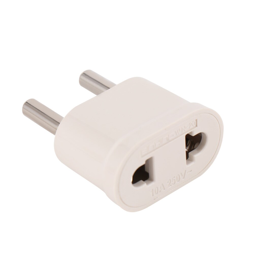 Reizen Draagbare Mini White Power Charger VS Naar EU Adapter Conversie stekkers Plug Converter Adapter Socket