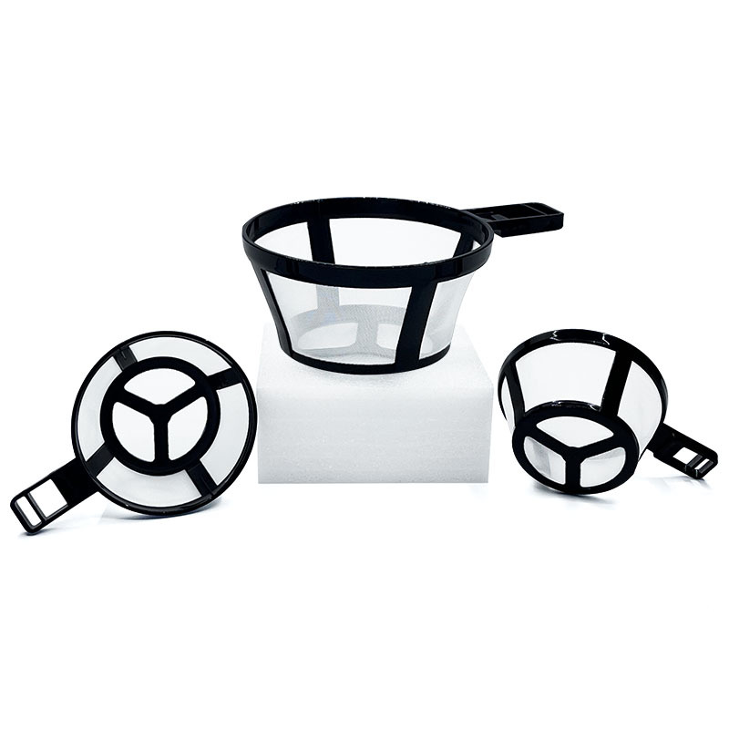 Reusable Coffee Pot Filter Nylon Holder Mesh Basket Coffeeware Spoon Strainer Tea Brewer Strainer Home Kitchen Accessories 1PCS