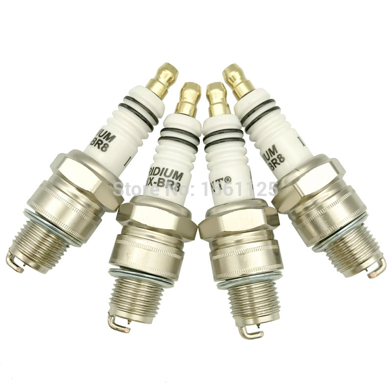 4pcs INT Iridium Spark Plug HIX-BR8 BR8HIX FOR BR8HS BR8HS10 BR8HV BR8HVX BR8HSA E8RTC IWF24 W24FS-GU W24FS-ZU W3AP BR8HS-10